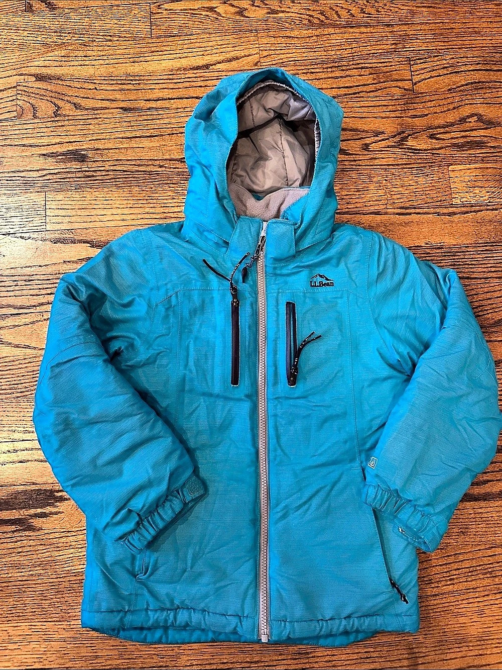 L.L.Bean Hand-Me-Down Trail Insulated Jacket unisex 6X/7 Blue